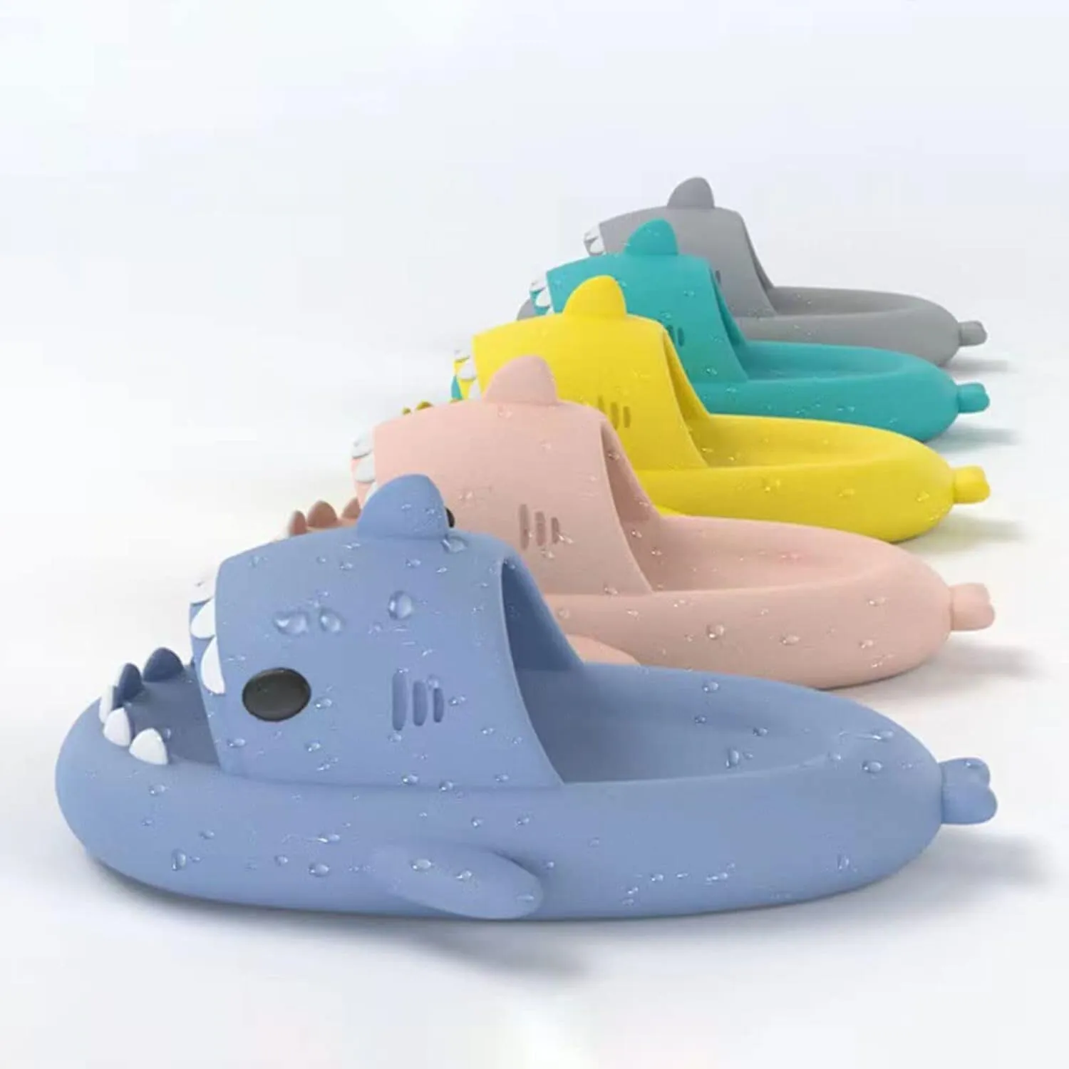 Hrtesus Sharklas Originales Kids, Shark Slides, Chanclas de Tiburon, Sharky Chanclas