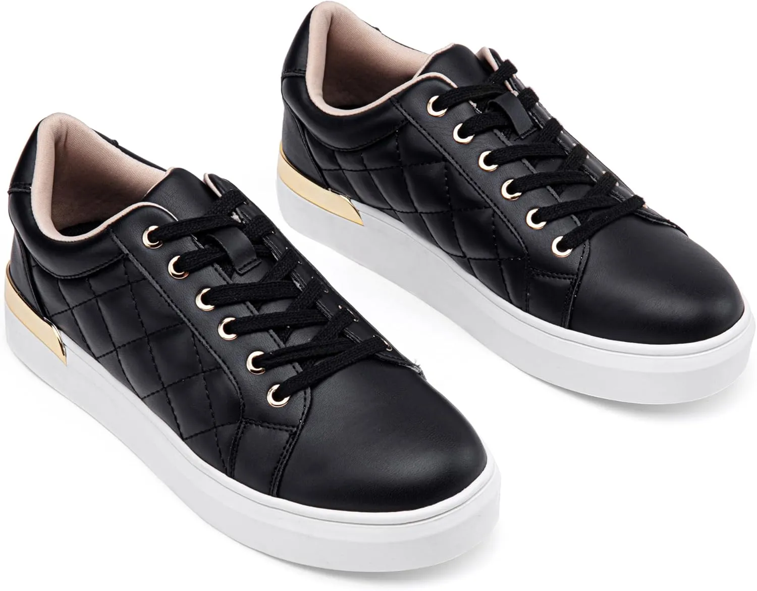 Jeossy Women's 8020 Fashion Sneakers, Casual Trendy Dress Lace up Walking Shoes with Memory Foam