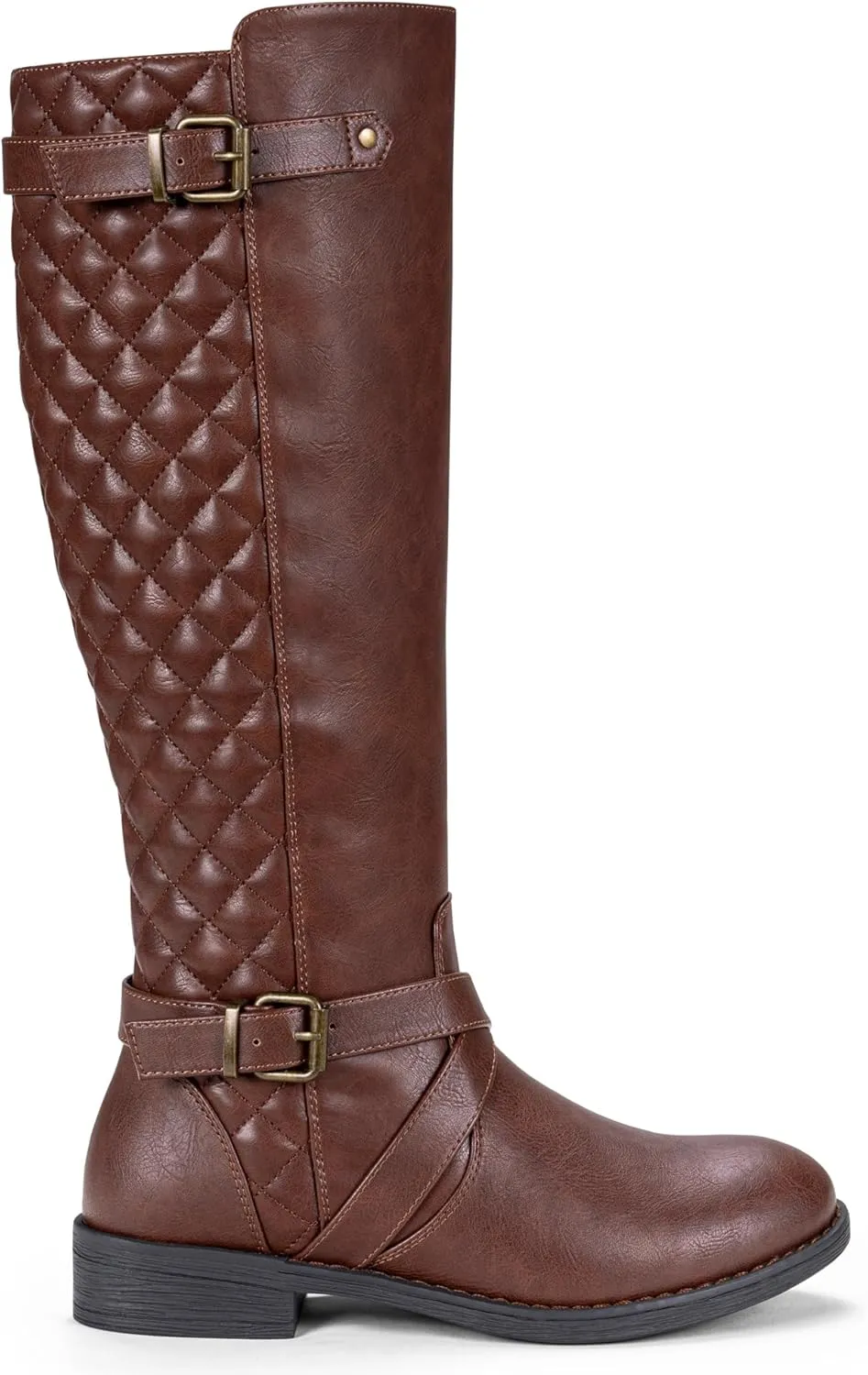 Jeossy Women's Knee High Riding Tall Boots, Comfortable with Metal Buckle and Zipper Boots with Wide Calf