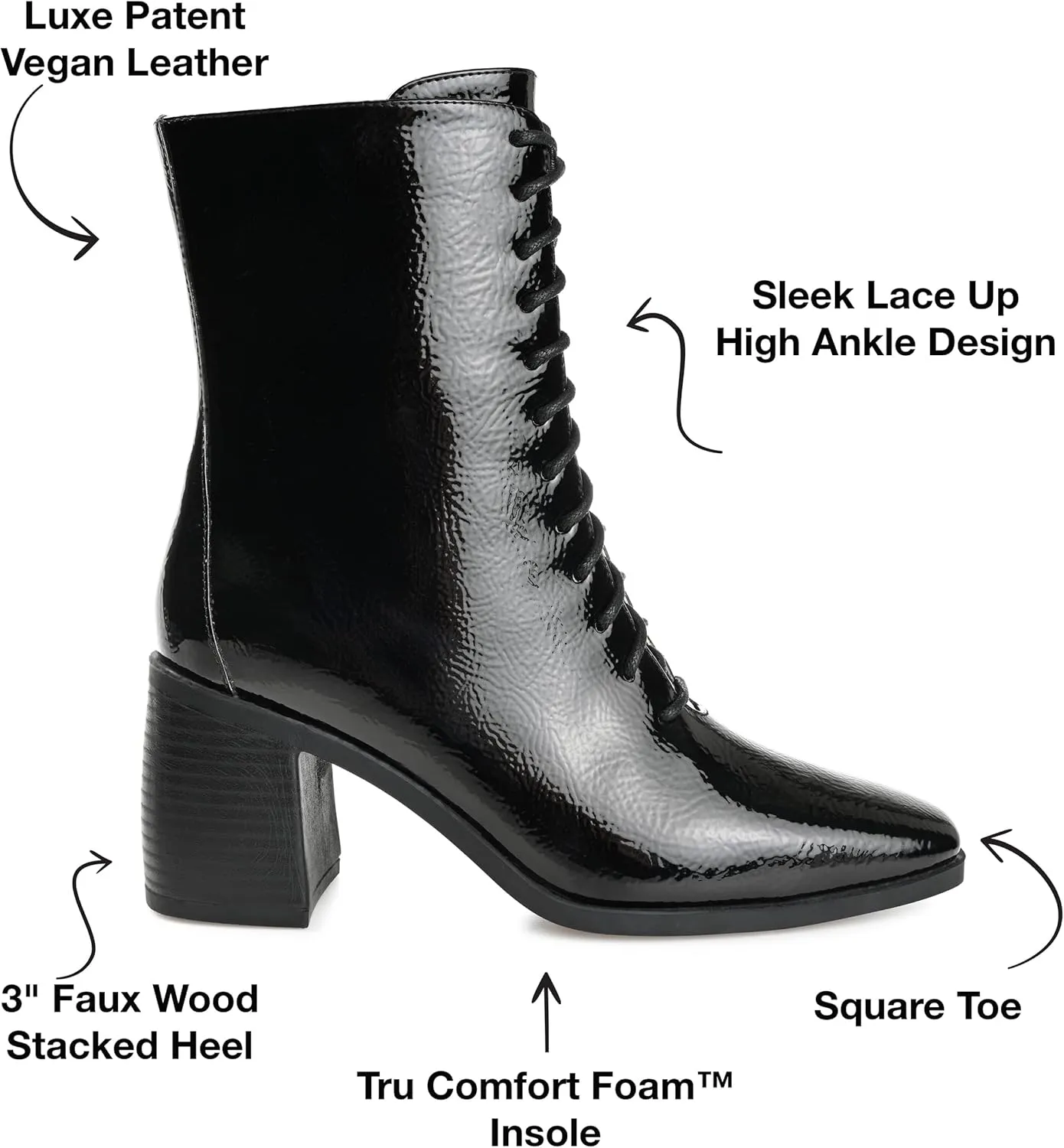 Journee Collection Women's Tru Comfort Foam Covva Bootie Ankle Boot