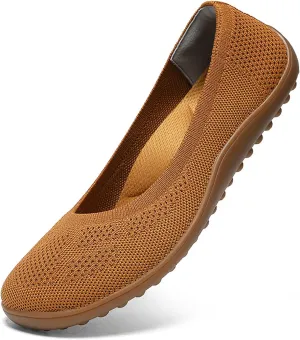 KBZone Women's Flats Slip on Ballet Flats Wide Toe Box Comfortable Walking Shoes