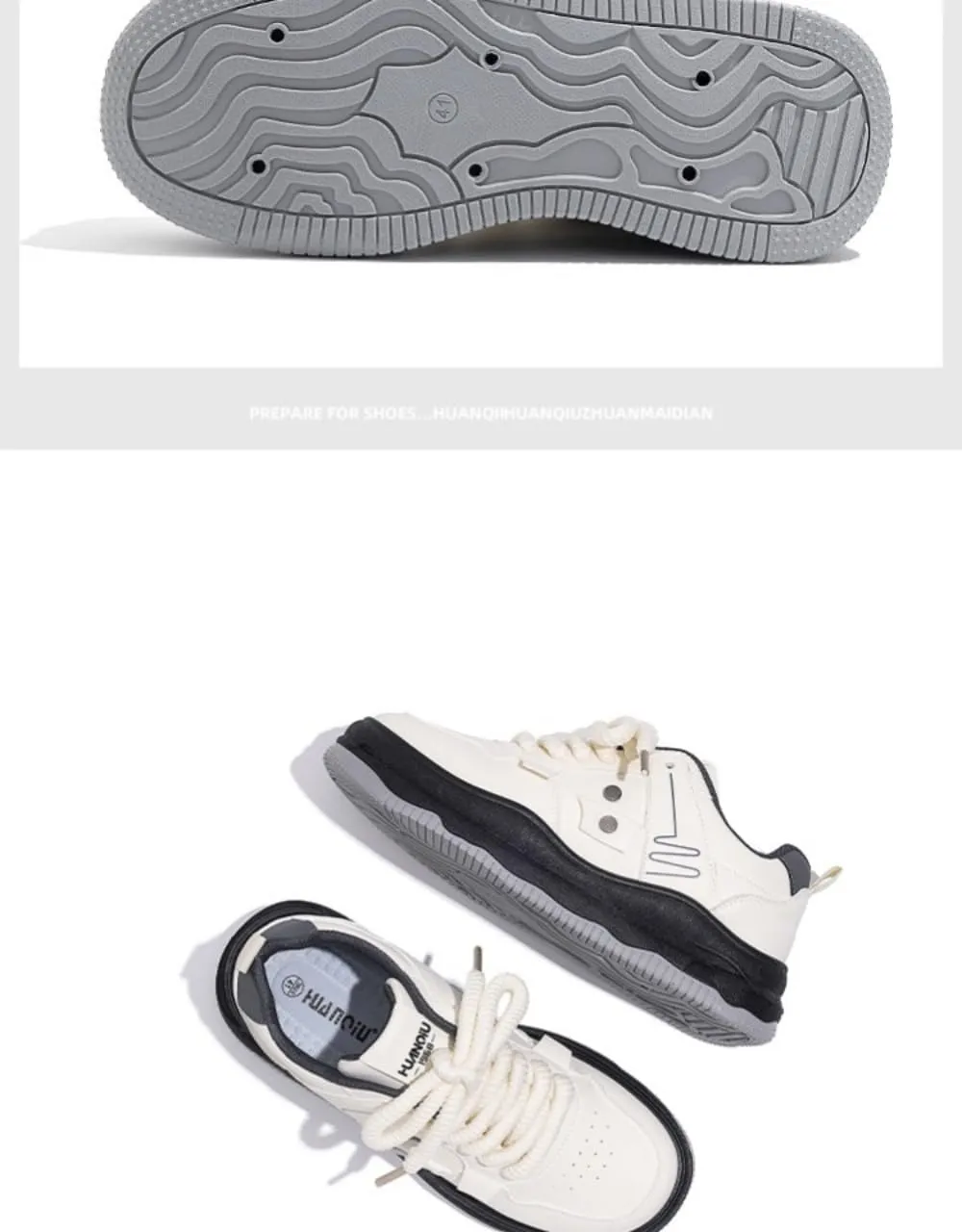 Korean Chunky White Sneakers | Kawaii Academy Style | Cloud Sole & Hidden Heel Lift | Comfortable Dad Shoes for Women | Trendy Outfit | Gift for Daughter | Travel-Friendly