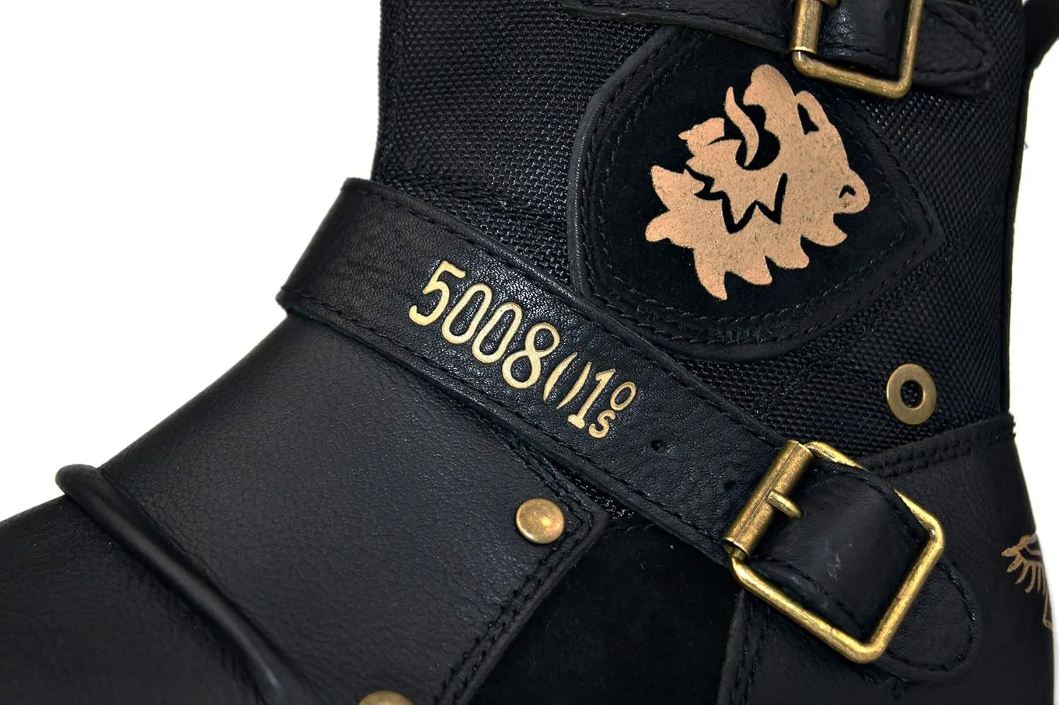 Leather Casual Motorcycle Combat Hiking Dress Ankle Boots for Men with Side Zipper
