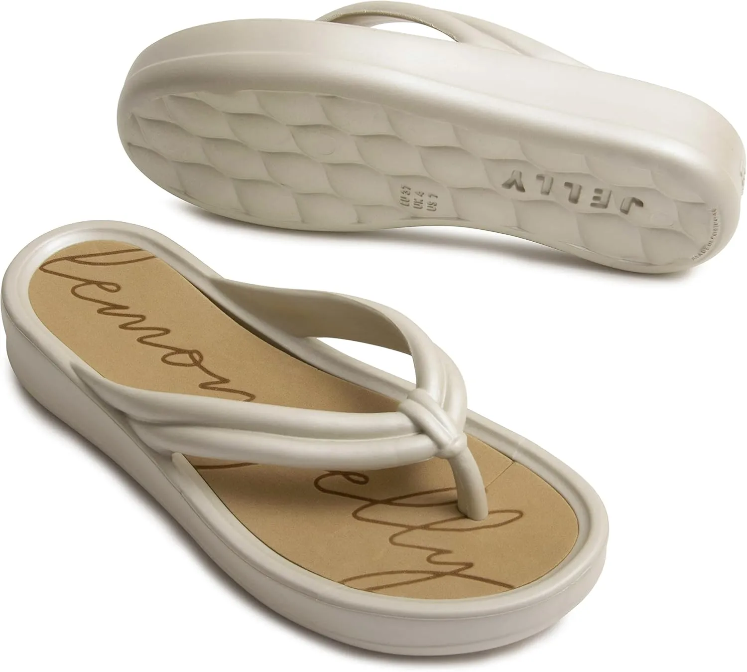 Lemon Jelly Flip Flops for Women - Water-Friendly Comfort Beach Slippers - Super Lightweight Summer Flip Flops for Women - Versatile, Casual Sandals for Ladies - Great for the Pool, Beach & Shower