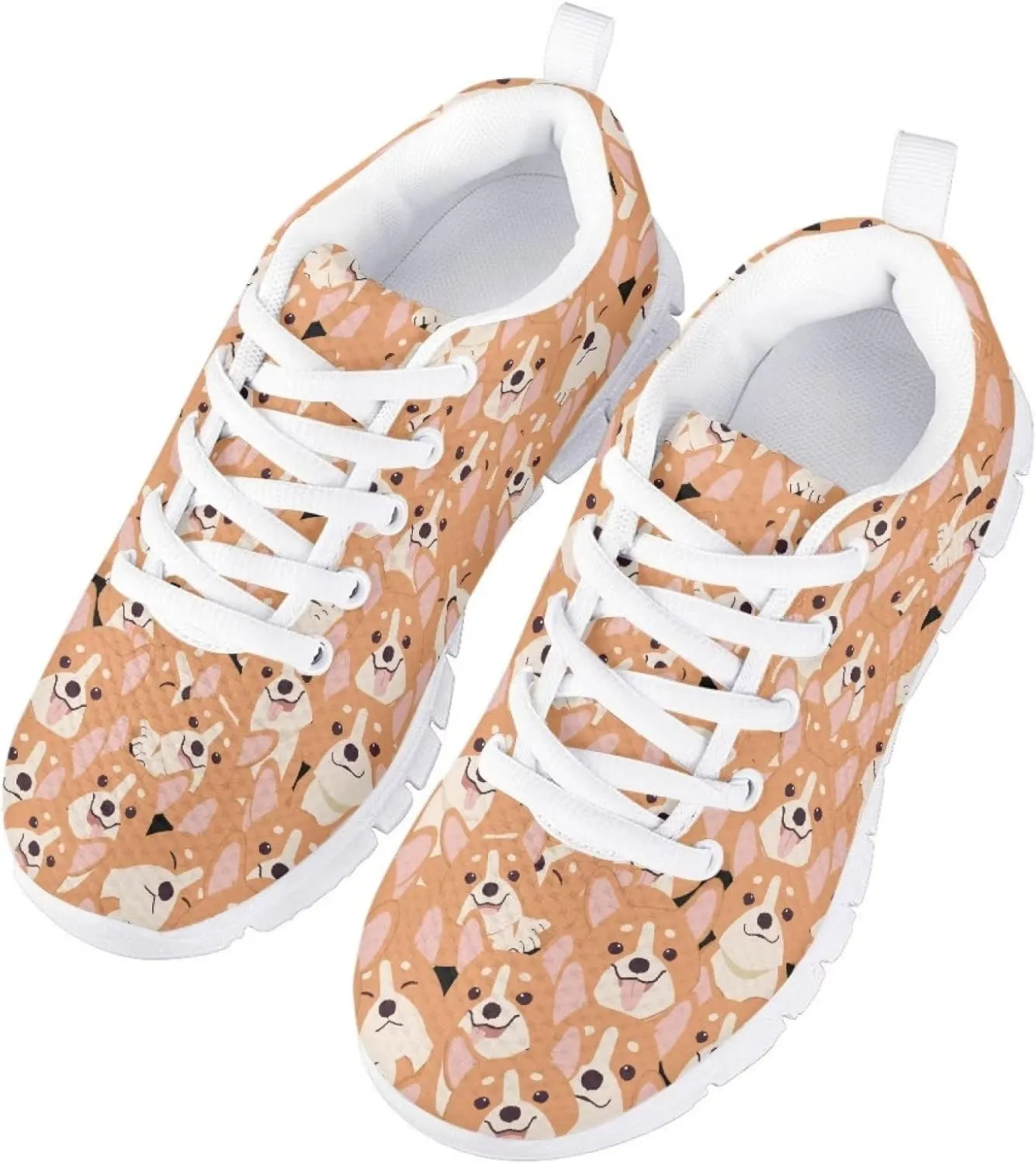 Little/Big Kids Running Shoes Strap Athletic Tennis Shoe White Sole Sport Sneakers