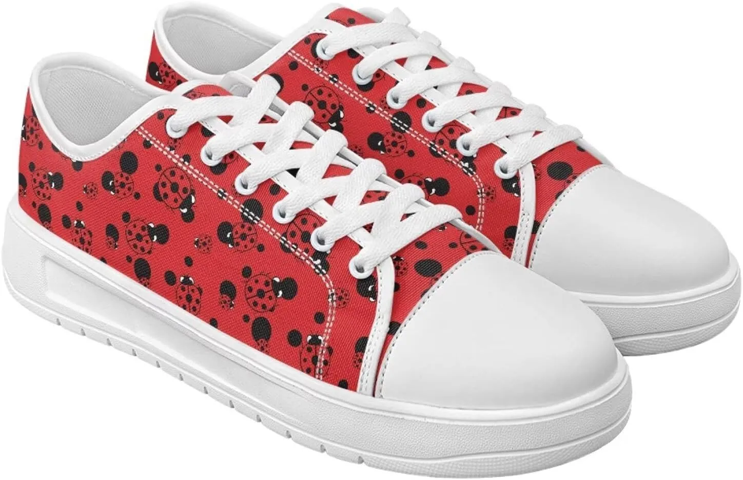 Low Tops Canvas Shoes for Women Girl Classic Lace Up Fashion Sneaker Street Casual Canvas Shoes No Laces 5.5-13.5