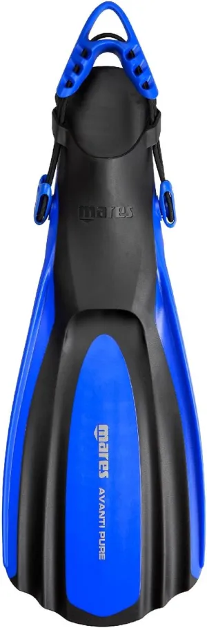 Mares Unisex Avanti Pure Open Heel Fins with Adjustable Straps for Scuba Diving