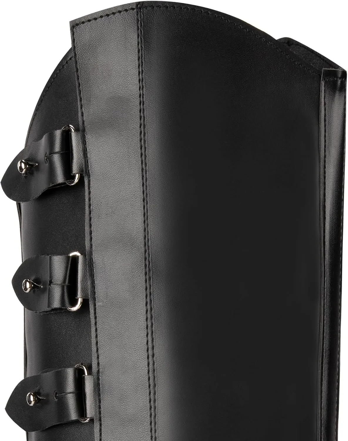 Medieval Boot Cover Men Faux Leather Pirate Renaissance Boot Covers for Halloween Cosplay Costume