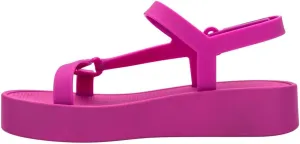 Melissa Sun Downtown Platform Sandals - Fashion Sandals for Women - Versatile Summer Sandals - Beach to Dinner Style - Bubblegum Scented Sole