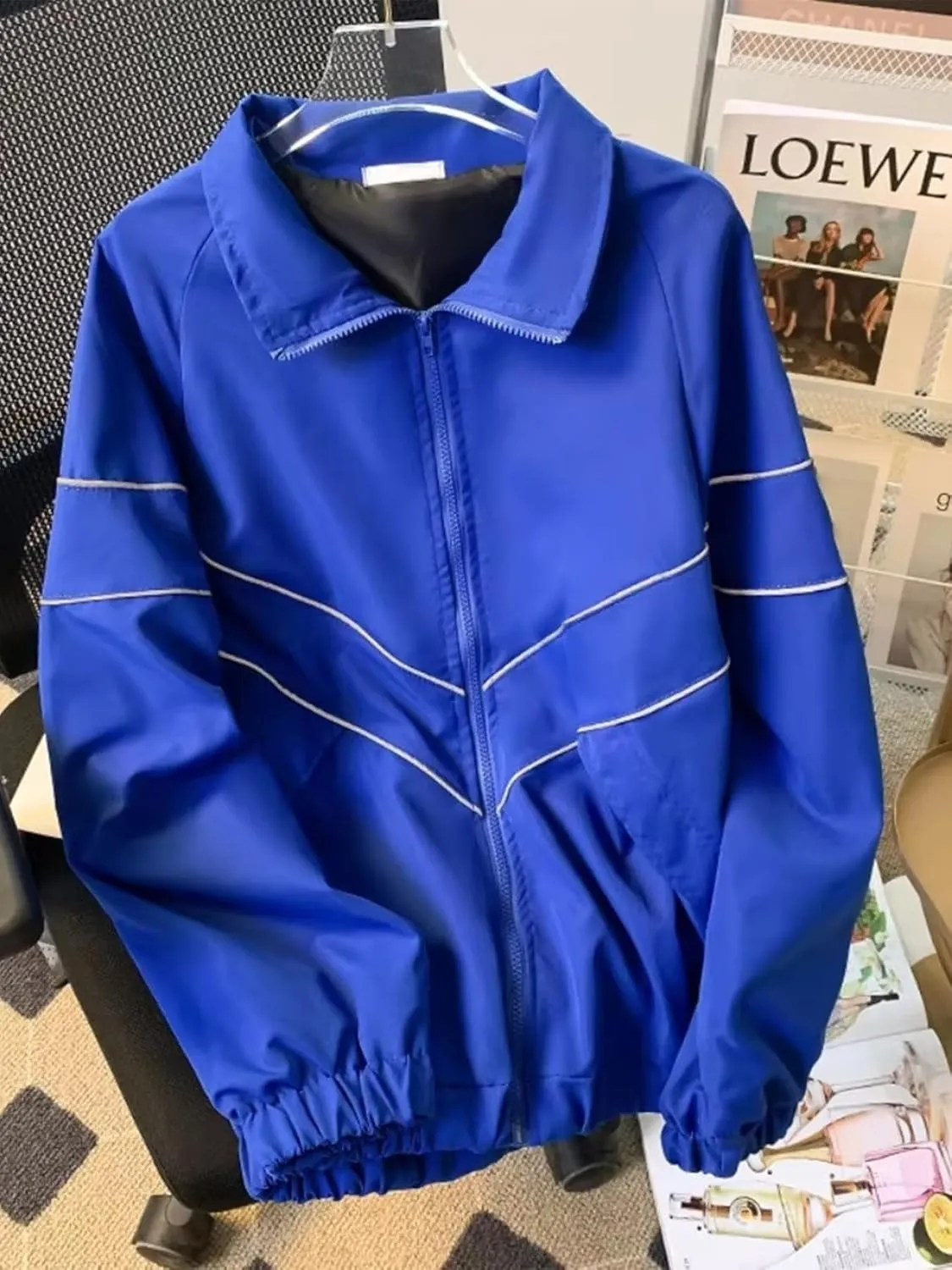 Men Streetwear Jackets Oversized Autumn New Outdoor Jacket Male Trendy Coat Loose Zipper Tops