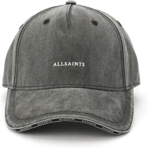 Men's Felix Baseball Cap, 100% Cotton Hat with Adjustable Strap, Summer Accessory, Washed Black