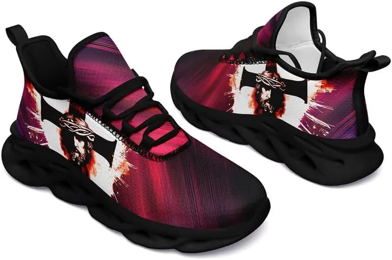 Mens Jesus Running Shoes Lightweight Casual Walking Sneakers Non Slip Gym Training Breathable Jogging Shoe for Women