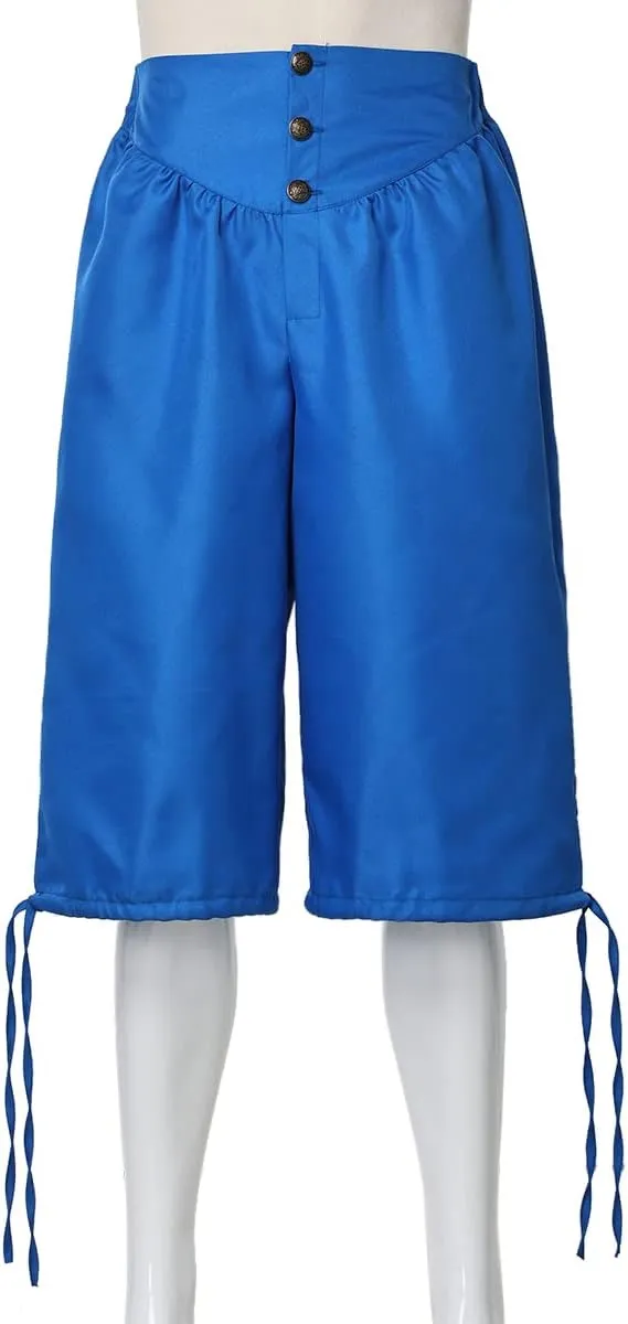 Men's Pirate Shorts Mens Knickers Colonial Pants Renaissance Costume Viking Shorts