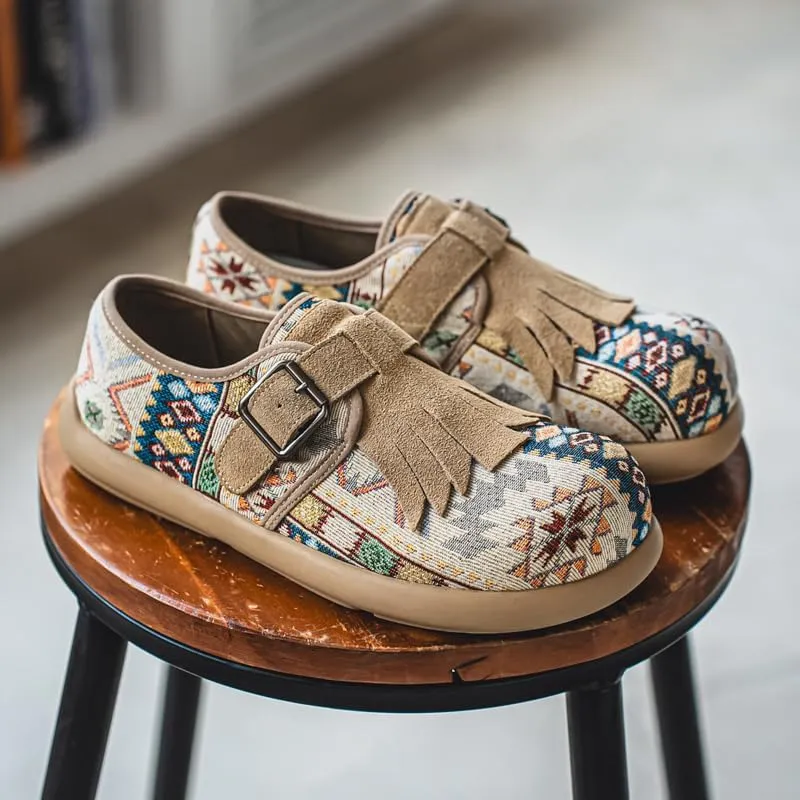 Men's Slip-On Casual Shoes - Breathable Fabric Upper, Comfortable Sneakers for Outdoor Streetwear,