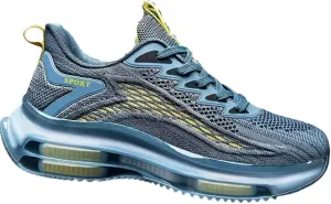 Men's Spring Summer Festival Comfortable Casual Double Air Cushion Shoes Cushioning Flyweave Mesh Sneakers