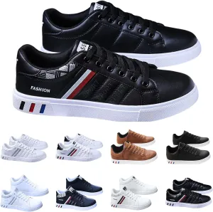 Men's Trendy Street Style Low Top Slip On Shoes, Comfortable Anti-slip Lace-up Wearable Sneakers, Suitable for Men's Outdoor Sports Hiking Running Shoes