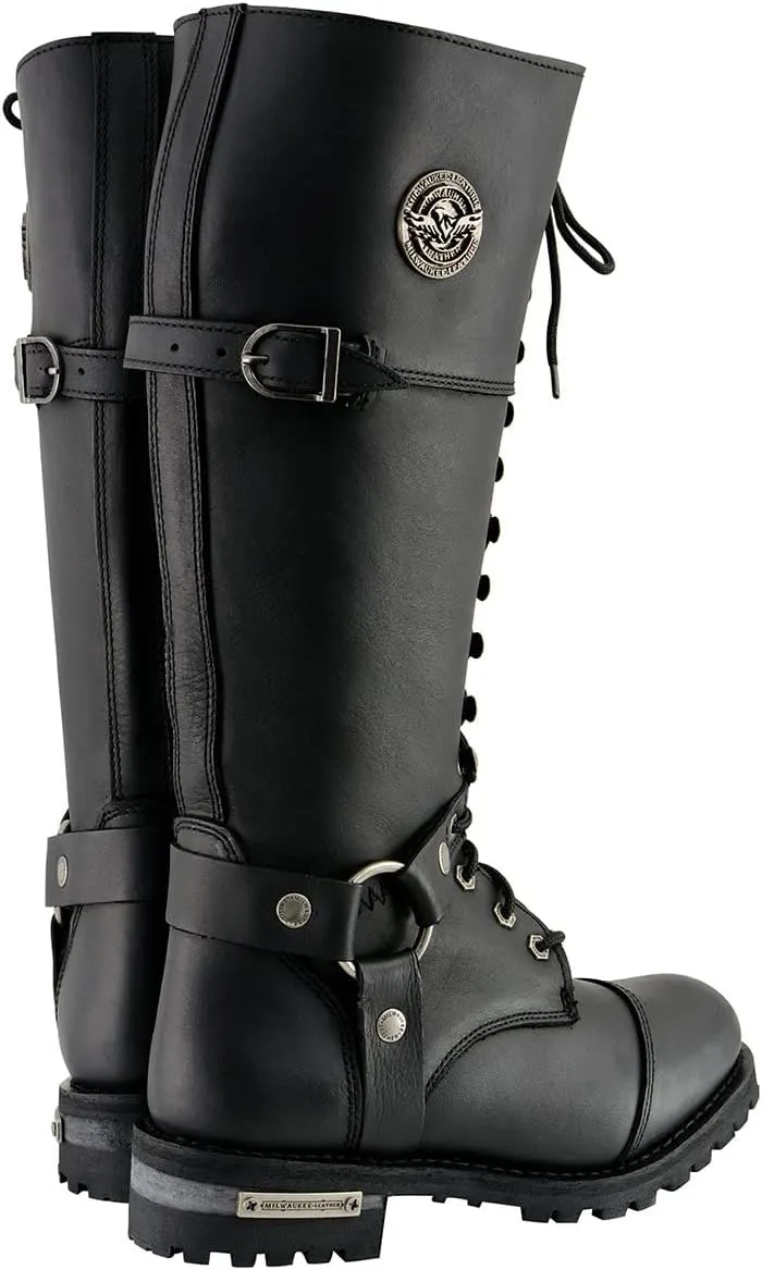 Milwaukee Leather Women's Premium Leather Motorcycle Harness Boots Collection MBL - 10