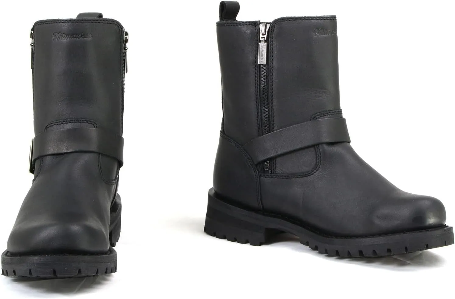 Milwaukee Motorcycle Clothing Company Mens Afterburner Boots (Black)