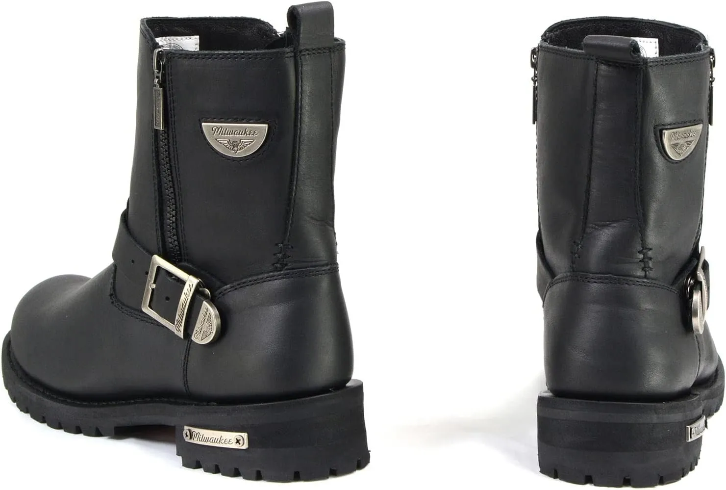 Milwaukee Motorcycle Clothing Company Mens Afterburner Boots (Black)