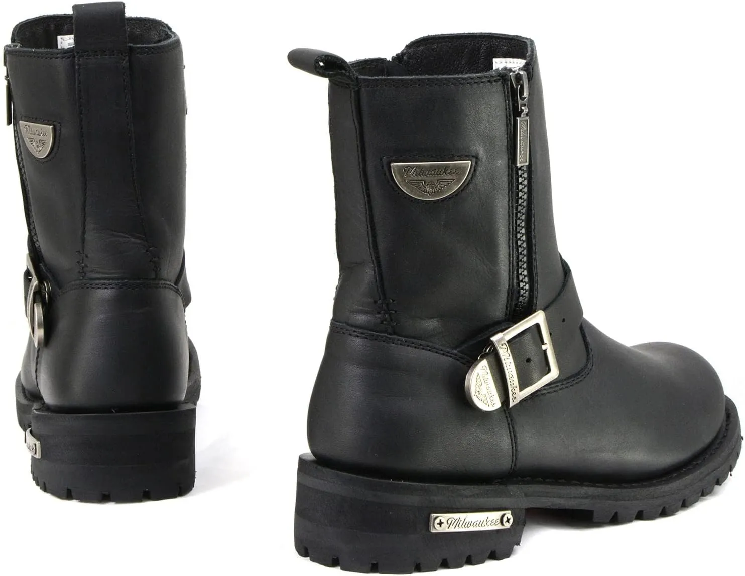 Milwaukee Motorcycle Clothing Company Mens Afterburner Boots (Black)