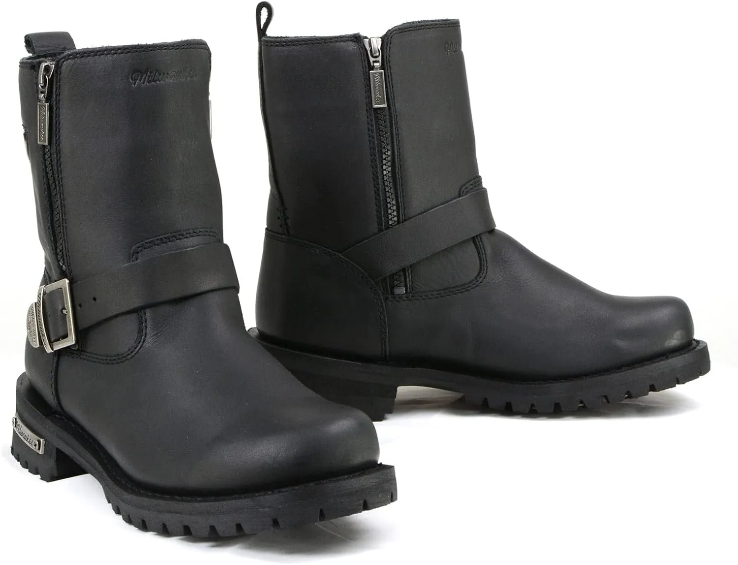 Milwaukee Motorcycle Clothing Company Mens Afterburner Boots (Black)