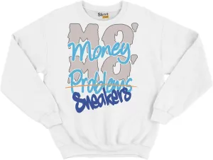 MO Money MO Sneakers Unisex Unisex Crew Neck Sweatshirt Match 1s High OG Prototype White Medium