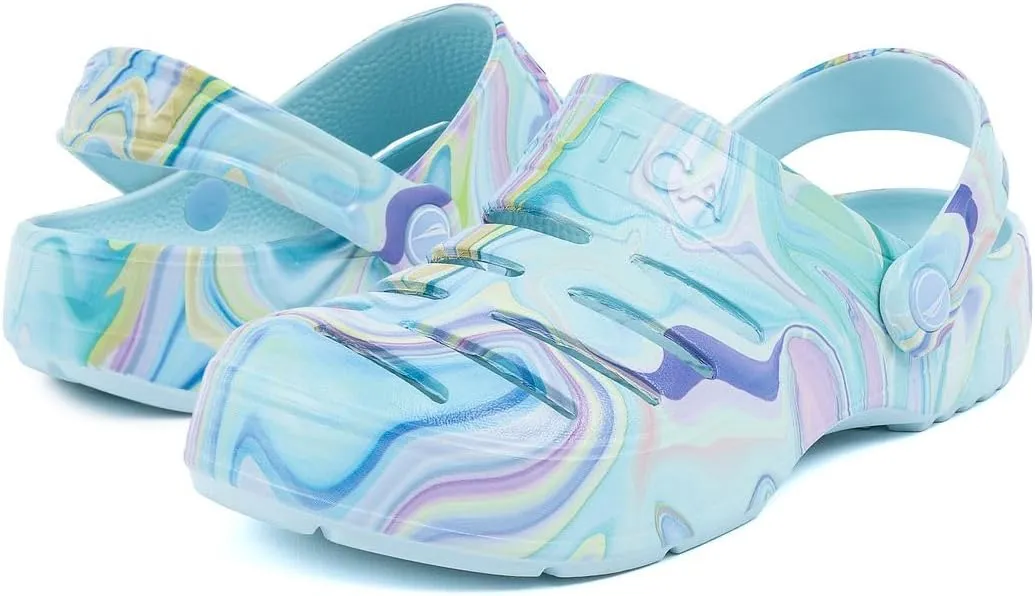 Nautica Women's Clogs - Athletic Sports Sandal - Water Shoes Slip-On with Adjustable Back Strap - Beach Sports Shoe - River Edge