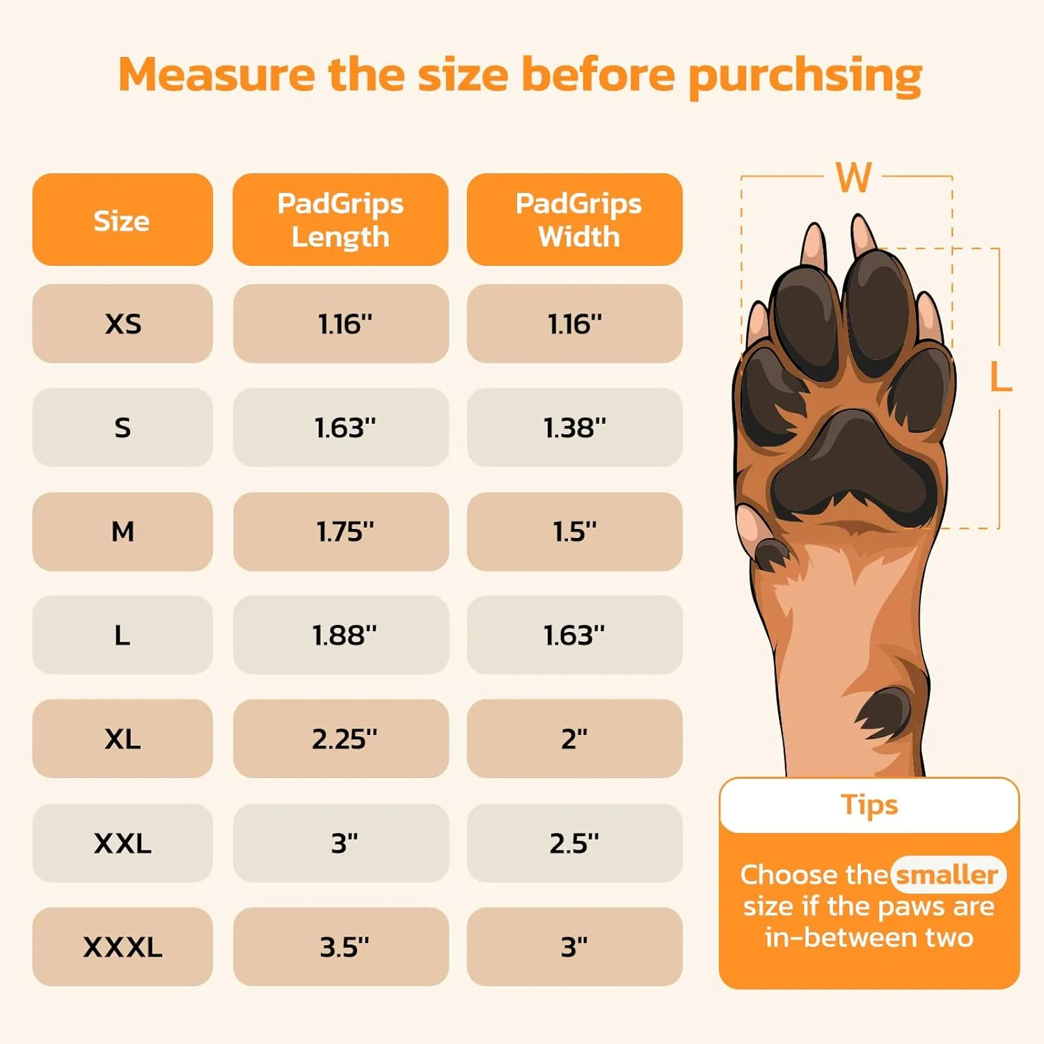 Non-Slip Paw Protector Pads for Senior Dogs, Anti-Slip Rubber Traction Stickers, Help Dogs Walk on Hardwood Floor, Pink, XXL for 61-80lbs, 48pcs