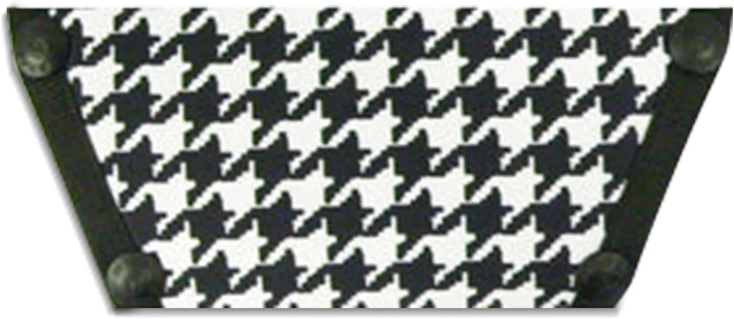 Onesole Houndstooth Top, Houndstooth print for interchangeable Top for women, interchangeable Tops for women's wedge Sandals with Houndstooth print designs, travel-friendly, As Seen on Shark Tank, 5