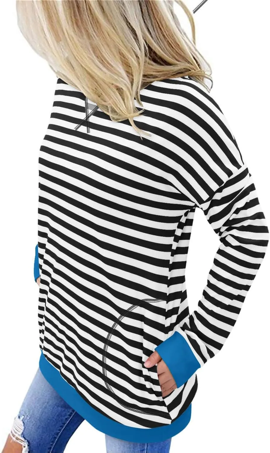 ONLYSHE Womens Crewneck Sweatshirt Casual Loose Fitting Tops Long Sleeve T Shirt