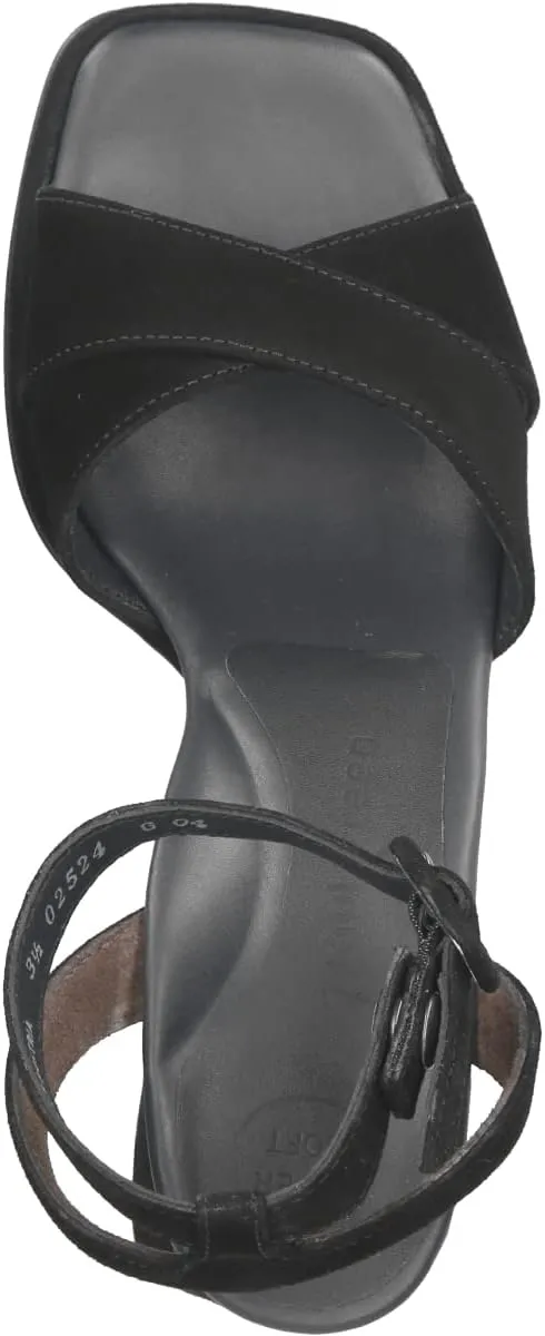 Paul Green Women's Sandals 6061-003 Suede Black
