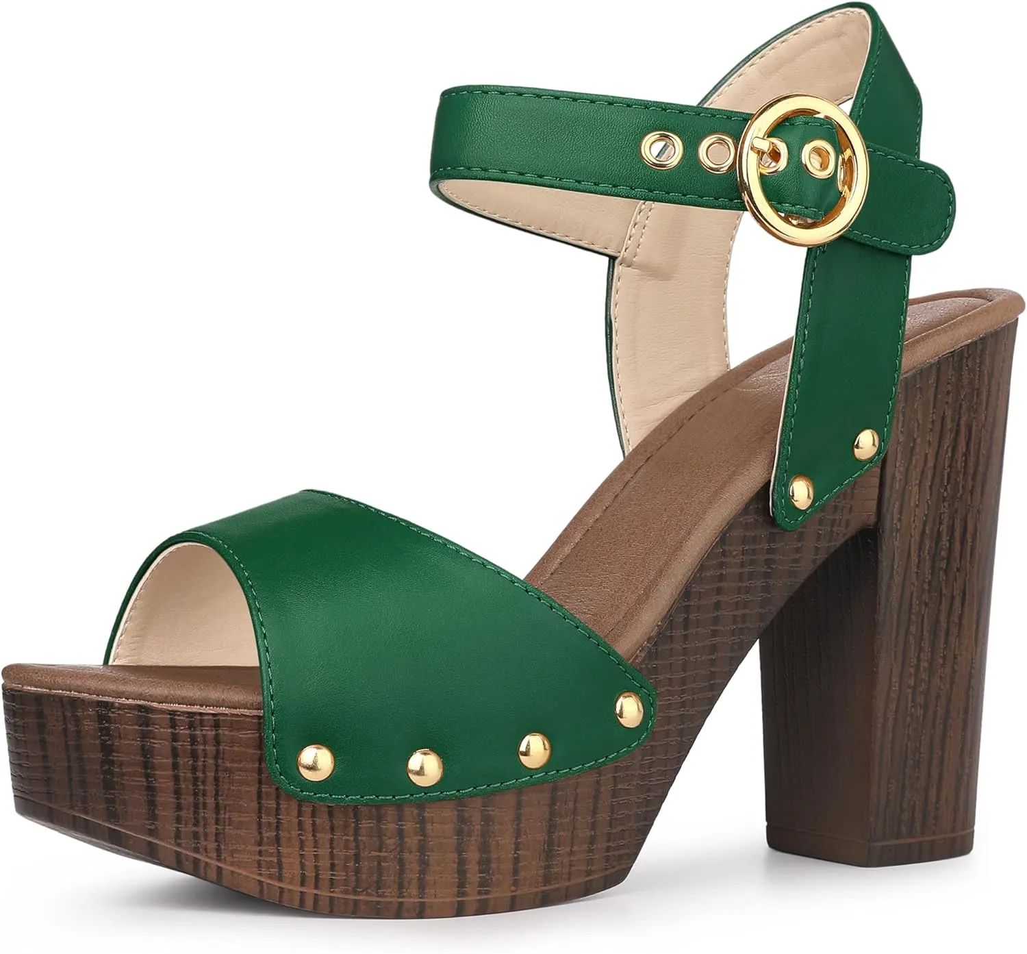 Perphy Platform Heels Slingback Chunky High Heel Sandals for Women