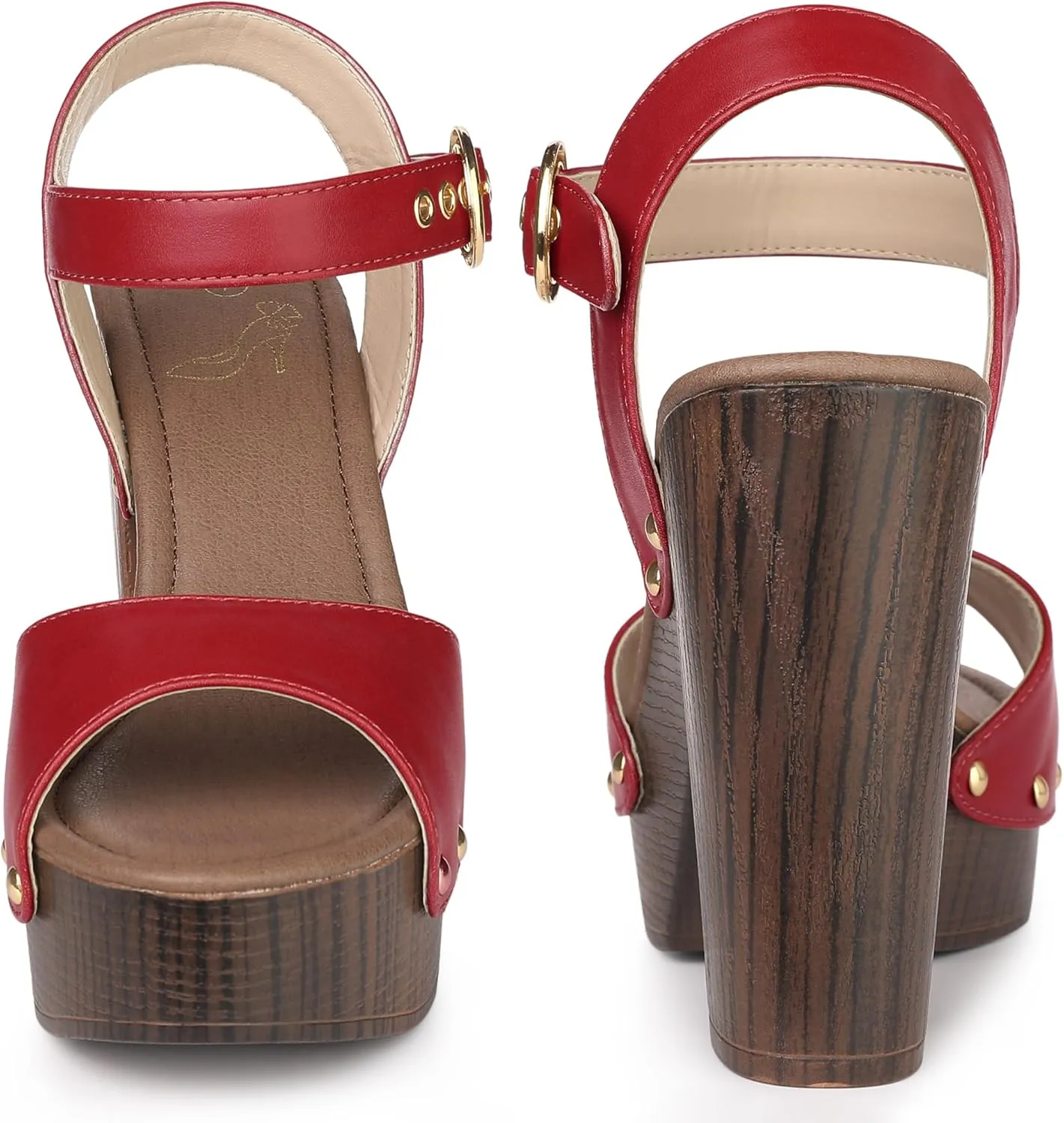 Perphy Platform Heels Slingback Chunky High Heel Sandals for Women