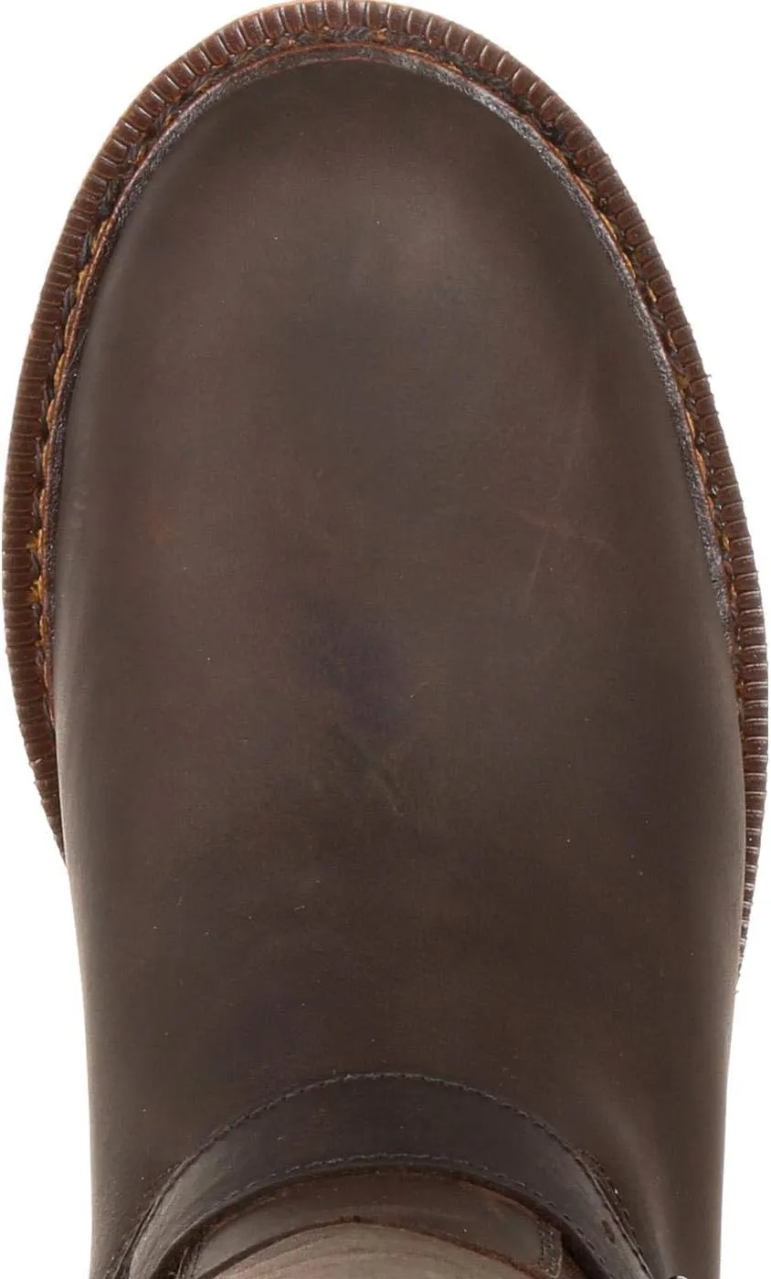 Rocky Mens Great Falls Snakebite 16 Inch Waterproof Zippered Casual Boots - Brown