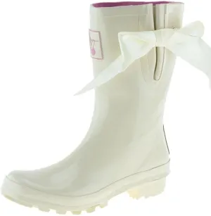 Rubber Rain Boots For Women's Garden Shoes Waterproof Boots Cute Printing Rainbow Mid-Calf Rain Boots UK Brand