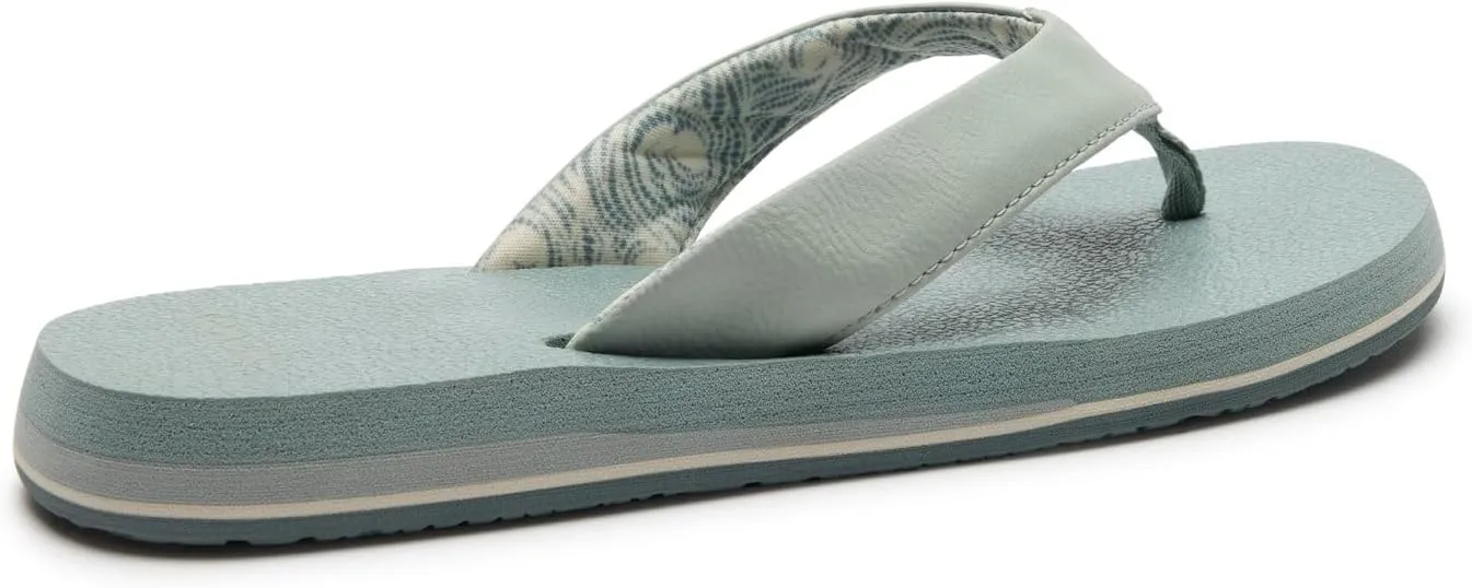 Sanuk Yoga Mat II | Flip Flops for Women | Yoga Sandals For Women | Women's Beach Sandals | Memory Foam Footbed