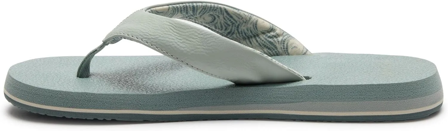 Sanuk Yoga Mat II | Flip Flops for Women | Yoga Sandals For Women | Women's Beach Sandals | Memory Foam Footbed