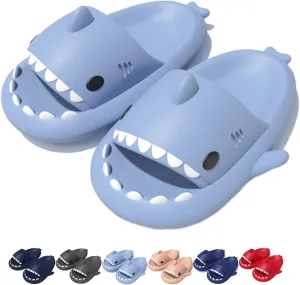 Sharklas Originales Shark Slides, Anti-Slip Shark Cloud Slippers, Shark Sandals For Adult Women Men