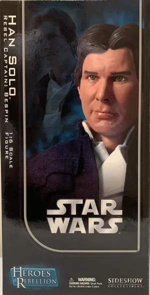 Sideshow Heroes of the Rebellion Collectibles Star Wars Deluxe 12 Inch Action Figure Bespin Han Solo