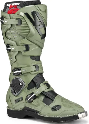SiDI | Offroad Motorcycle Boots, Professional Motocross Boots for Men CROSSFIRE 3, Adjustable and Replaceable Buckles, Flex System, Hyper Extension Block