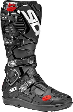 SiDI | Offroad Motorcycle Boots, Professional Motocross Boots for Men CROSSFIRE 3 SRS, Adjustable and Replaceable Buckles, Flex System, Hyper Extension Block