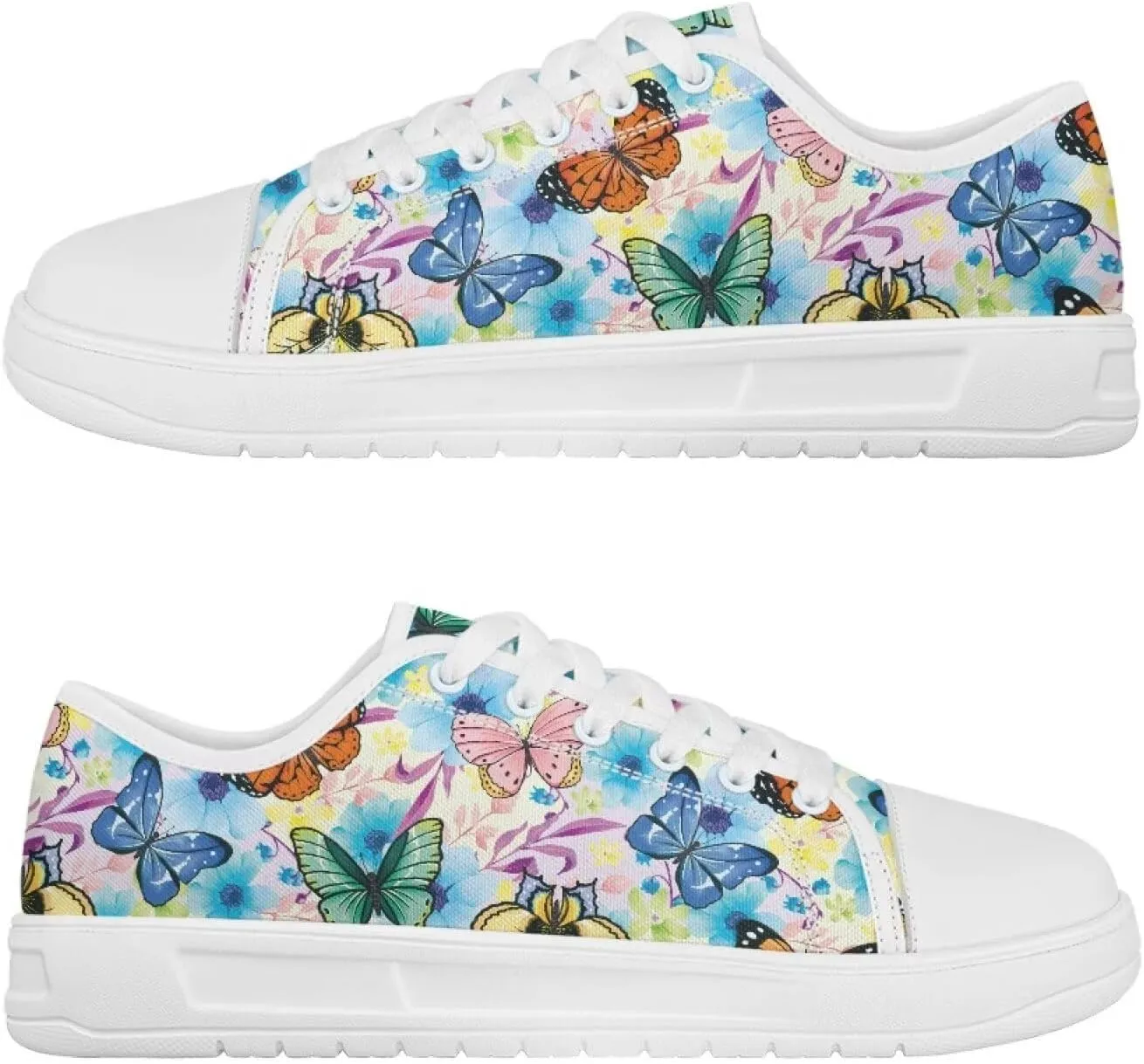Slip on Sneakers Womens Wide Width Casual Breathable Polyester Running Sneakers Lightweight Low Top Soft Sole Walking Shoes