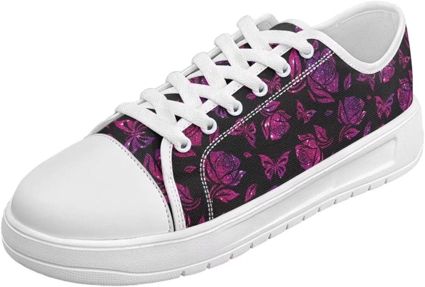 Sneakers for Women Memory Foam Spring Shoes for Women Footwear Slip-On Canvas Shoes Non Slip Fashion 5.5-13.5
