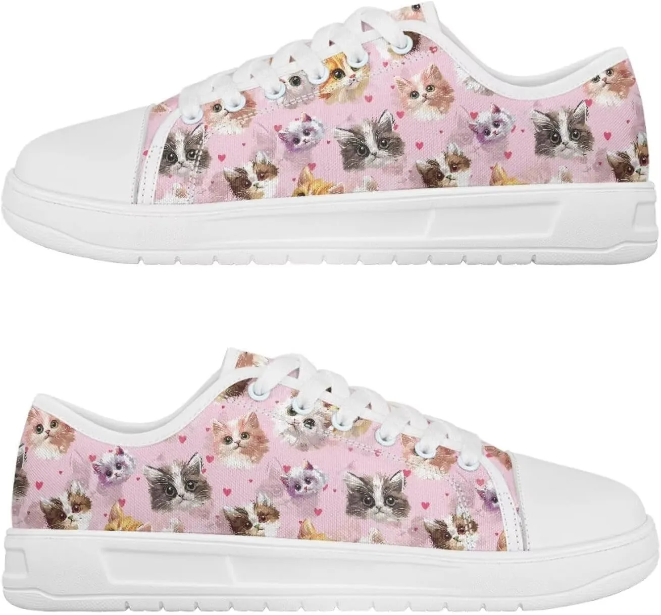 Sneakers for Women Shoes Footwear Memory Foam Insole Lightweight and Non-Slip Sole Lace Up Fashion Sneaker