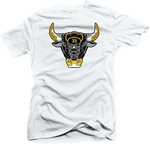 SNELOS Shirt to Match Sneaker Jordan 4 Tour Yellow Lighting Match Jordan tee