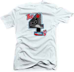 SNELOS Shirt to Match Sneaker Jordan Retro 4 What The Match Jordan Tee