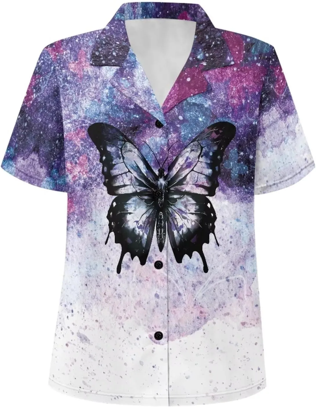 Summer Shirt for Women Casual Trendy Fashion Loose Fit Tunic Tops