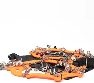 Tactical Pro Supply - Crampons for Men and Women, Easy Installation and Removal, Made from, Durable Steel and Rubber Material, Fits Shoes and Boots, Sizes 9–13