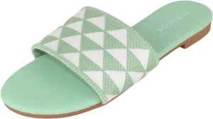 TOP Moda Shoes Women Flip Flops Patterned Sandals Casual Slide Slippers