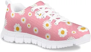 Trendy Girls Running Shoes Cute Sneakers for Kids School Athletic Shoes